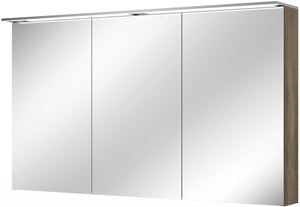 VILLEROY & BOCH VERITY DESIGN 2.0 zrkadlová skrinka 130x76x14,9 cm, osvetlenie, so zväčšovacím zrkadlom, vypínačom a el. zásuvkou, Oak Nebraska