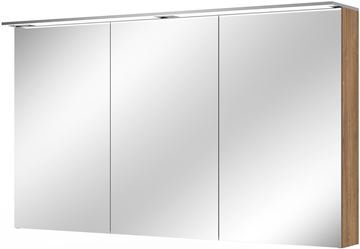 VILLEROY & BOCH VERITY DESIGN 2.0 zrkadlová skrinka 130x76x14,9 cm, osvetlenie, so zväčšovacím zrkadlom, vypínačom a el. zásuvkou, Oak Kansas