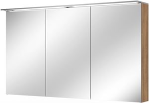VILLEROY & BOCH VERITY DESIGN 2.0 zrkadlová skrinka 130x76x14,9 cm, osvetlenie, so zväčšovacím zrkadlom, vypínačom a el. zásuvkou, Oak Kansas