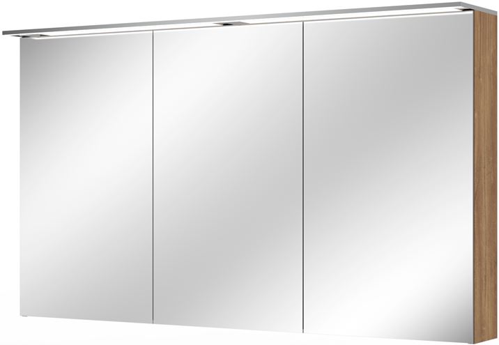 VILLEROY & BOCH VERITY DESIGN 2.0 zrkadlová skrinka 130x76x14,9 cm, osvetlenie, so zväčšovacím zrkadlom, vypínačom a el. zásuvkou, Oak Kansas A46513RH Obrázek - Hlavní obrázek