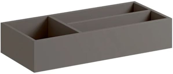 GEBERIT XENO2 priehradka do zásuvky 323x150x62mm, rozdelenie v tvare T, pre hornú zásuvku, sivá scultura/melamín štruktúra dreva 500.525.00.1 Obrázek - Hlavní obrázek