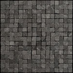 IMOLA X-ROCK dlažba 30x30cm, štruktúrovaná mozaika, mat, black