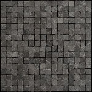IMOLA X-ROCK dlažba 30x30cm, štruktúrovaná mozaika, mat, black