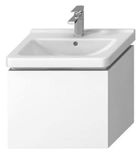JIKA CUBITO PURE skrinka pod umývadlo 59x42,7x48 cm, 1 zásuvka, lesklá biela