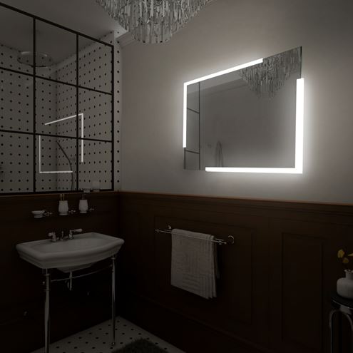 NIMCO ZP 14000 zrkadlo 60x80 cm, reverzibilné, s osvetlením ZP 14002 Obrázek - fotka