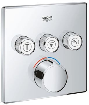 GROHE SMARTCONTROL podomietková batéria, pre 3 spotrebiče, Water Saving, chróm
