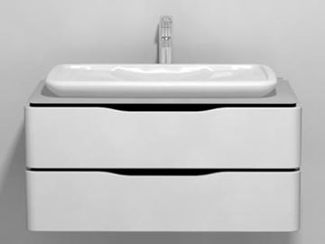 DURAVIT PURAVIDA umývadlo 70 cm, bez prepadu 0369700000 Obrázek - fotka