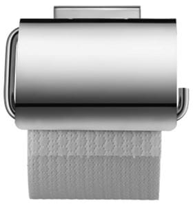 DURAVIT KARREE držiak toaletného papiera s krytom, nástenný, chróm