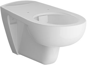 CONCEPT 100 bezbariérové závesné WC, Rim-ex splachovanie, alpská biela