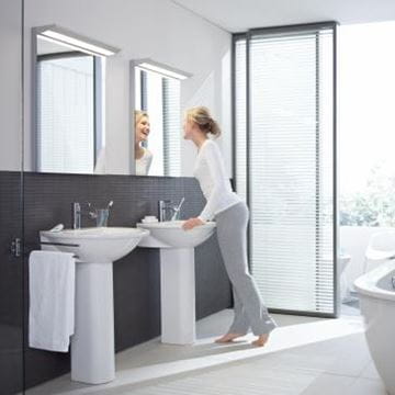 DURAVIT DARLING NEW umývadlo 55 cm, s otvorom pre batériu a prepadom 2621550000 Obrázek - fotka
