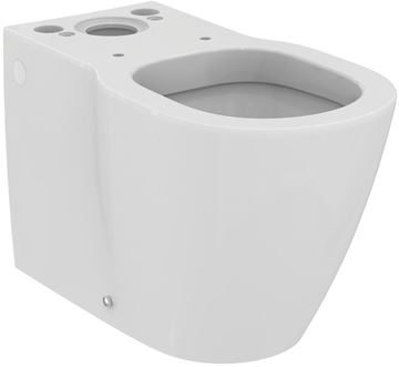 CONCEPT CUBE WC kombi misa, zadný odpad, alpská biela