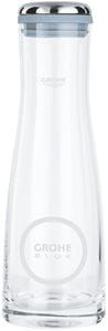 GROHE BLUE sklenená karafa 1l, s integrovaným sítkom, sklo/nerez