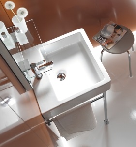 DURAVIT VERO umývadlo 60 cm, s otvorom pre batériu a prepadom, brúsené 0454600027 Obrázek - fotka