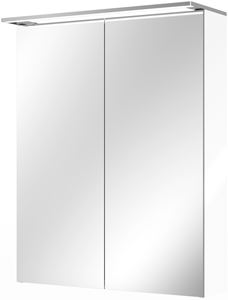 VILLEROY & BOCH VERITY DESIGN 2.0 zrkadlová skrinka 60x76x14,9 cm, osvetlenie, so zväčšovacím zrkadlom, vypínačom a el. zásuvkou, Glossy White
