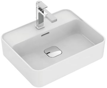 IDEAL STANDARD STRADA II umývadlo na dosku 50 cm, s otvorom pre batériu a prepadom T296601 Obrázek - fotka