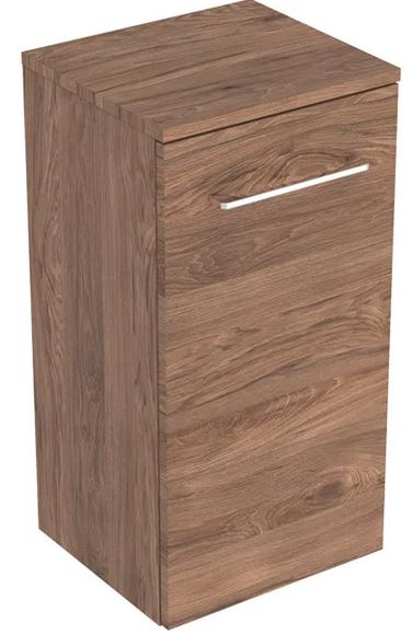 GEBERIT SELNOVA SQUARE nízka skrinka 33x29,7x65 cm, 1 dvierka, orech hickory