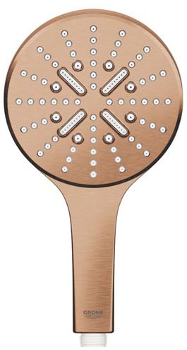 GROHE RAINSHOWER SMARTACTIVE 130 ručná sprcha pr. 130 mm, 3 prúdy, Water Saving, brúsený warm sunset 26574DL0 Obrázek - fotka