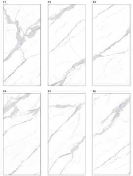 LAMINAM RE_STILE dlažba 120x270cm, veľkoformátová, lesk, statuario RESFL00036 Obrázek - fotka