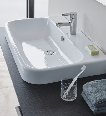 DURAVIT HAPPY D.2 umývadlo 60 cm, s otvorom pre batériu a prepadom, brúsené 2315600000 Obrázek - fotka
