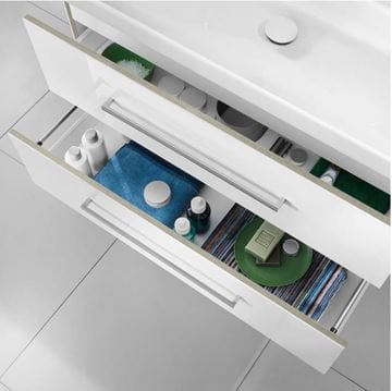 VILLEROY & BOCH AVENTO skrinka pod umývadlo 78x48,4x51,4 cm, 2 zásuvky, Crystal White A89100B4 Obrázek - fotka