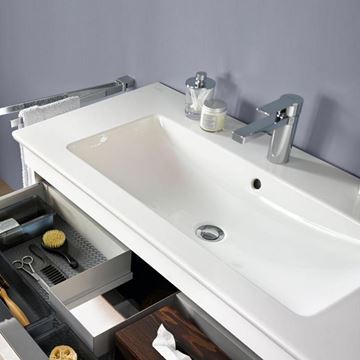 VILLEROY & BOCH VENTICELLO skrinka pod umývadlo 95,3x50,2x59 cm, 2 zásuvky, Glossy White A92601DH Obrázek - fotka
