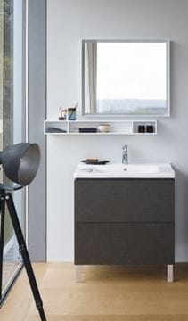 DURAVIT L-CUBE zrkadlo 80x70 cm, s osvetlením, s reguláciou stmievania, s vyhrievaním, so senzorom LC7381000000000 Obrázek - fotka