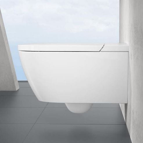 VILLEROY & BOCH VICLEAN sprchovacie WC s bidetovým sedátkom, SoftClosing, DirectFlush, CeramicPlus, alpská biela V0E100R1 Obrázek - fotka