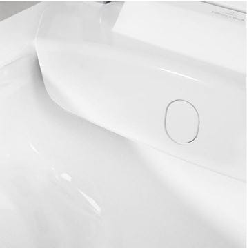 VILLEROY & BOCH VICLEAN sprchovacie WC s bidetovým sedátkom, SoftClosing, DirectFlush, CeramicPlus, alpská biela V0E100R1 Obrázek - fotka