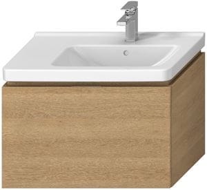 JIKA CUBITO PURE skrinka pod umývadlo 74x42, 6x48 cm, 1 zásuvka, dub