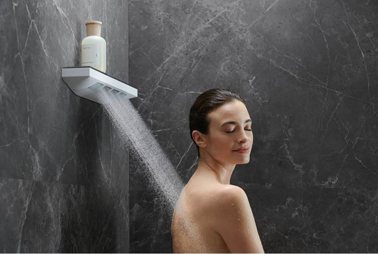 HANSGROHE RAINFINITY 500 1JET nástenná bočná sprcha, matná biela 26243700 Obrázek - fotka