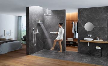 HANSGROHE RAINFINITY 500 1JET nástenná bočná sprcha, matná biela 26243700 Obrázek - fotka