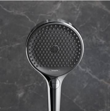 HANSGROHE RAINFINITY 130 3JET ručná sprcha pr. 130 mm, 3 prúdy, EcoSmart, leštené zlato 26865990 Obrázek - fotka