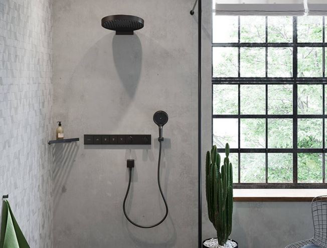 HANSGROHE RAINFINITY 130 3JET ručná sprcha pr. 130 mm, 3 prúdy, brúsený čierny chróm 26864340 Obrázek - fotka