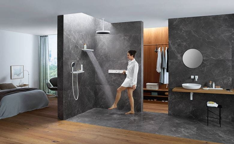 HANSGROHE RAINFINITY 500 1JET nástenná bočná sprcha, chróm 26243000 Obrázek - fotka