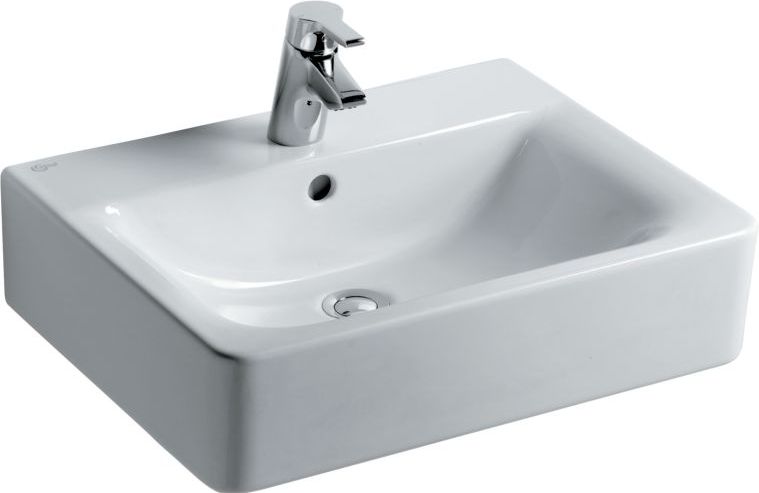 IDEAL STANDARD CONNECT CUBE umývadlo 55 cm, s otvorom pre batériu a prepadom E713901 Obrázek - Hlavní obrázek