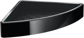 EMCO CONCEPT BLACK rohová polica, nástenná, čierna