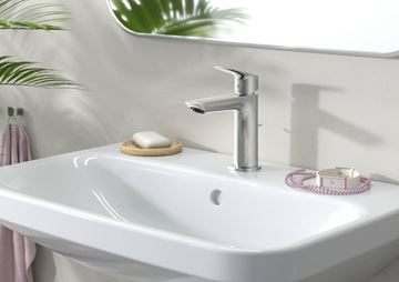 HANSGROHE LOGIS 110 FINE umývadlová stojanková batéria, EcoSmart, chróm 71253000 Obrázek - fotka