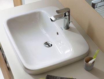 DURAVIT DURASTYLE umývadlo 61,5 cm, s otvorom pre batériu a prepadom 0374620000 Obrázek - fotka