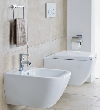 DURAVIT HAPPY D.2 závesný bidet, WonderGliss 22581500001 Obrázek - fotka