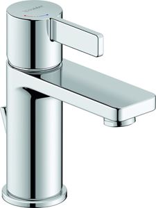 DURAVIT D-NEO umývadlová stojanková batéria, s odtokovou súpravou, FreshStart, chróm