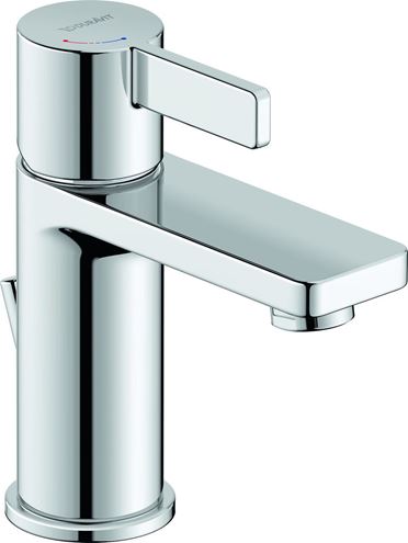 DURAVIT D-NEO umývadlová stojanková batéria, s odtokovou súpravou, FreshStart, chróm DE1011001010 Obrázek - Hlavní obrázek