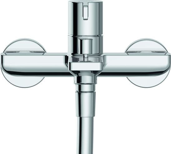 DURAVIT D-NEO vaňová nástenná batéria, s prepínačom, chróm DE5230000010 Obrázek - fotka