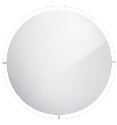 NIMCO 24000 zrkadlo 60 cm, s osvetlením ZP 24000R Obrázek - Hlavní obrázek