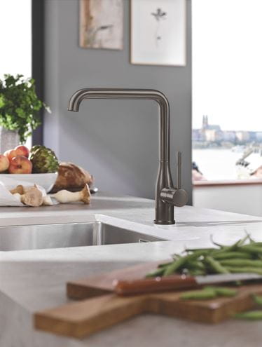 GROHE ESSENCE NEW drezová batéria, brúsený hard graphite 30269AL0 Obrázek - fotka