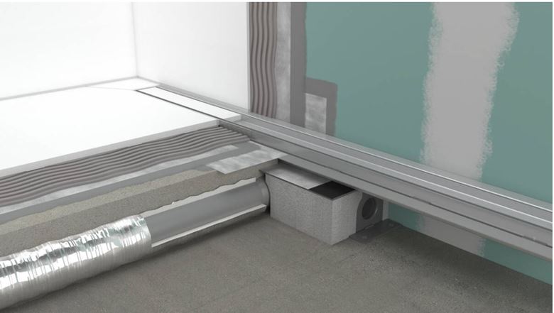 HANSGROHE UBOX UNIVERSAL základné teleso, pre lineárne sprchové žľaby, pre štandardnú inštaláciu 01001180 Obrázek - fotka