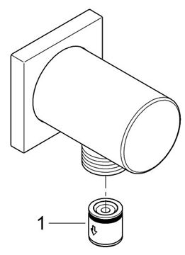 GROHE RAINSHOWER nástenné kolienko, chróm 27076000 Obrázek - fotka