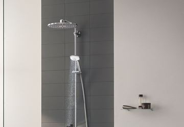 GROHE EUPHORIA SMARTCONTROL SYSTEM 310 DUO sprchový set s termostatickou batériou, horná sprcha, ručná sprcha s 3 prúdmi, tyč, hadica, chróm 26507000 Obrázek - fotka