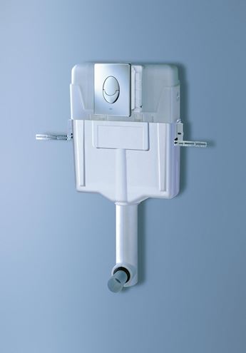 GROHE SKATE AIR ovládacie tlačidlo pre dve splachovania, plast, chróm 38505000 Obrázek - fotka