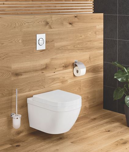 GROHE ESSENTIALS držiak toaletného papiera s krytom, nástenný, chróm 40367001 Obrázek - fotka