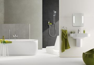 GROHE EUPHORIA COSMOPOLITAN STICK sprchová súprava 4-dielna, ručná sprcha 216 mm, tyč, hadica, mydelnička, Water Saving, chróm 27368000 Obrázek - fotka